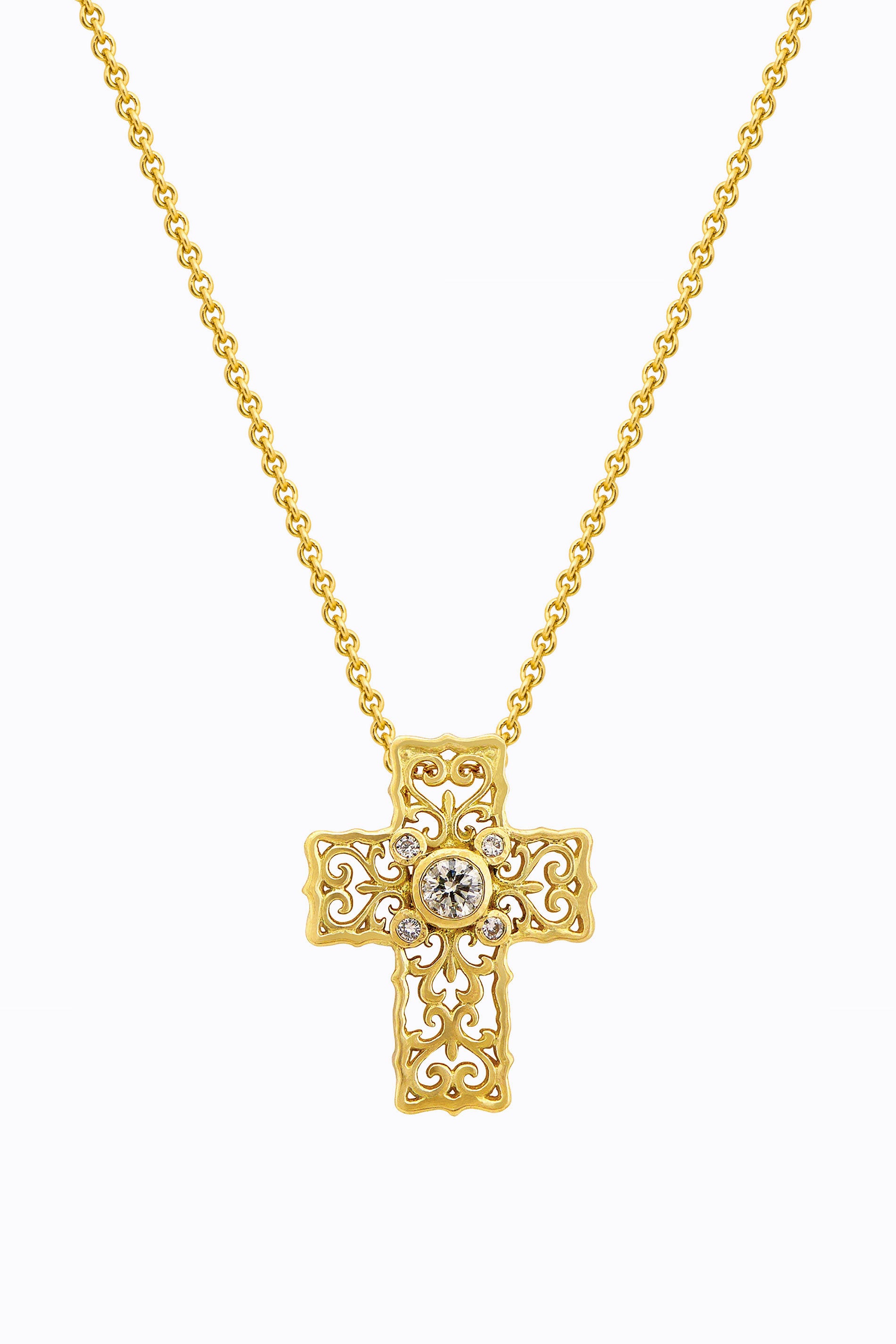 Filigree Cross Pendant